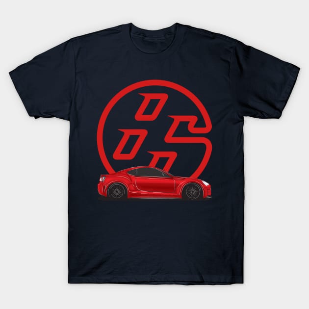 TOYOTA GT86 T-Shirt by HSDESIGNS